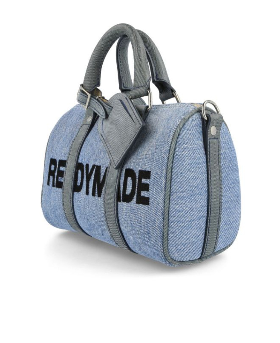 Readymade Logo Denim Handbag In Blue