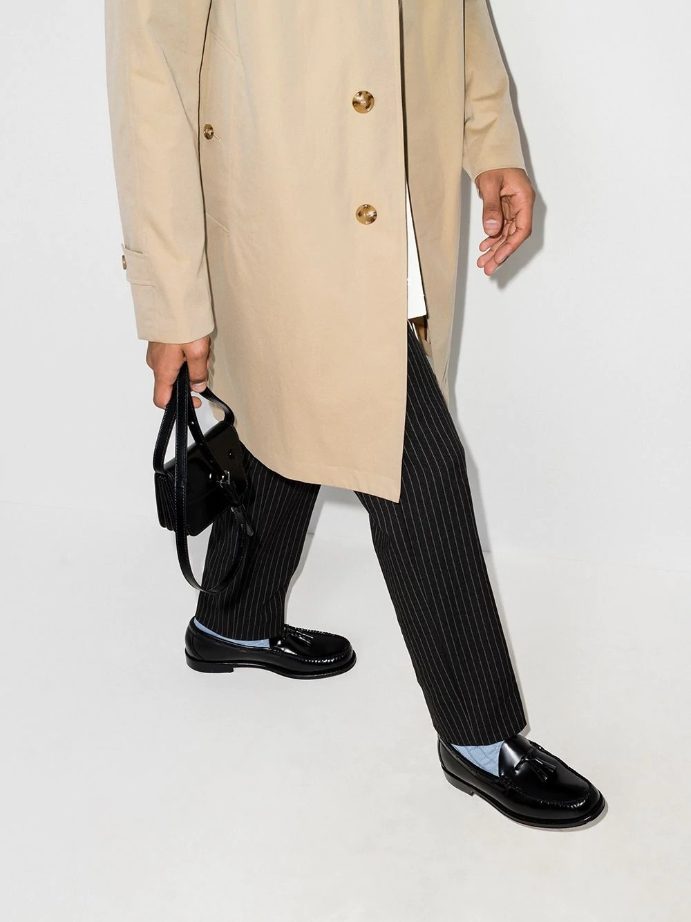 G.h. Bass & Co. Weejuns Larkin Tassel Loafers In Black