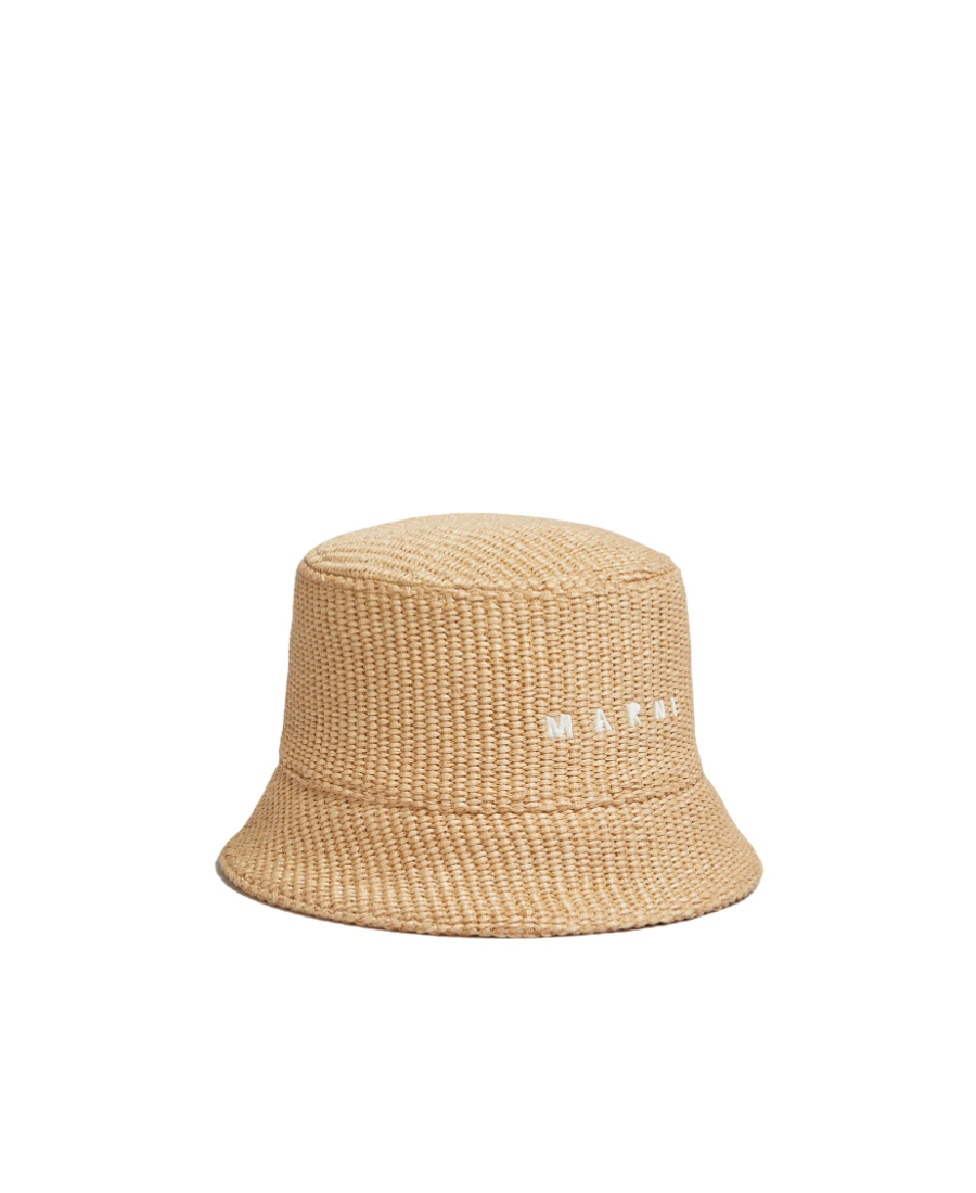 MARNI LOGO-EMBROIDERED BUCKET HAT