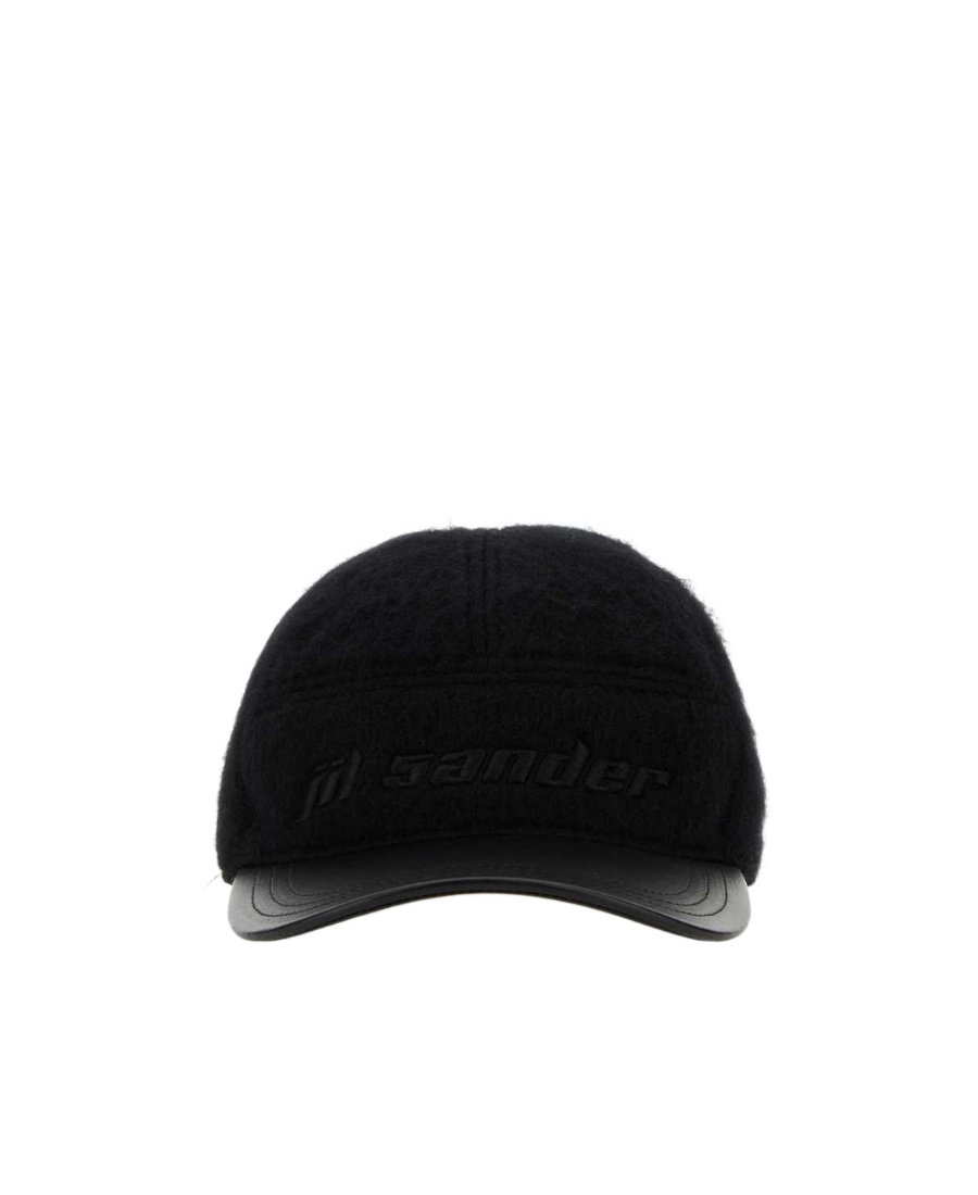 Jil Sander Logo Baseball Cap In Black