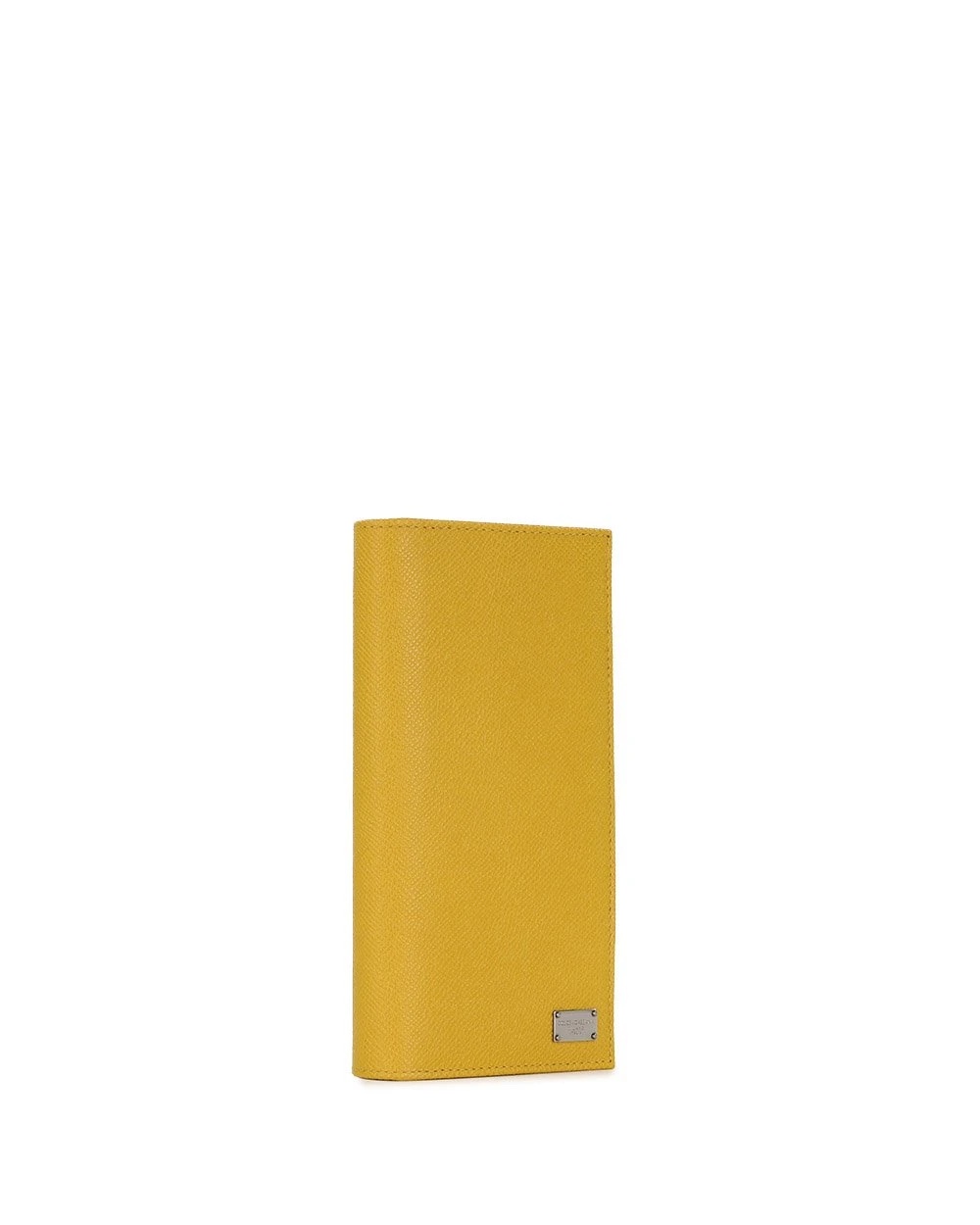 Dolce & Gabbana Logo Details Wallet In Yellow