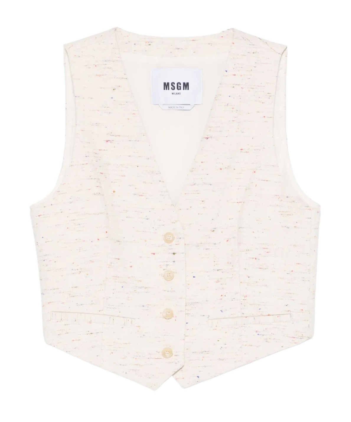 Msgm Speckled Waistcoat
