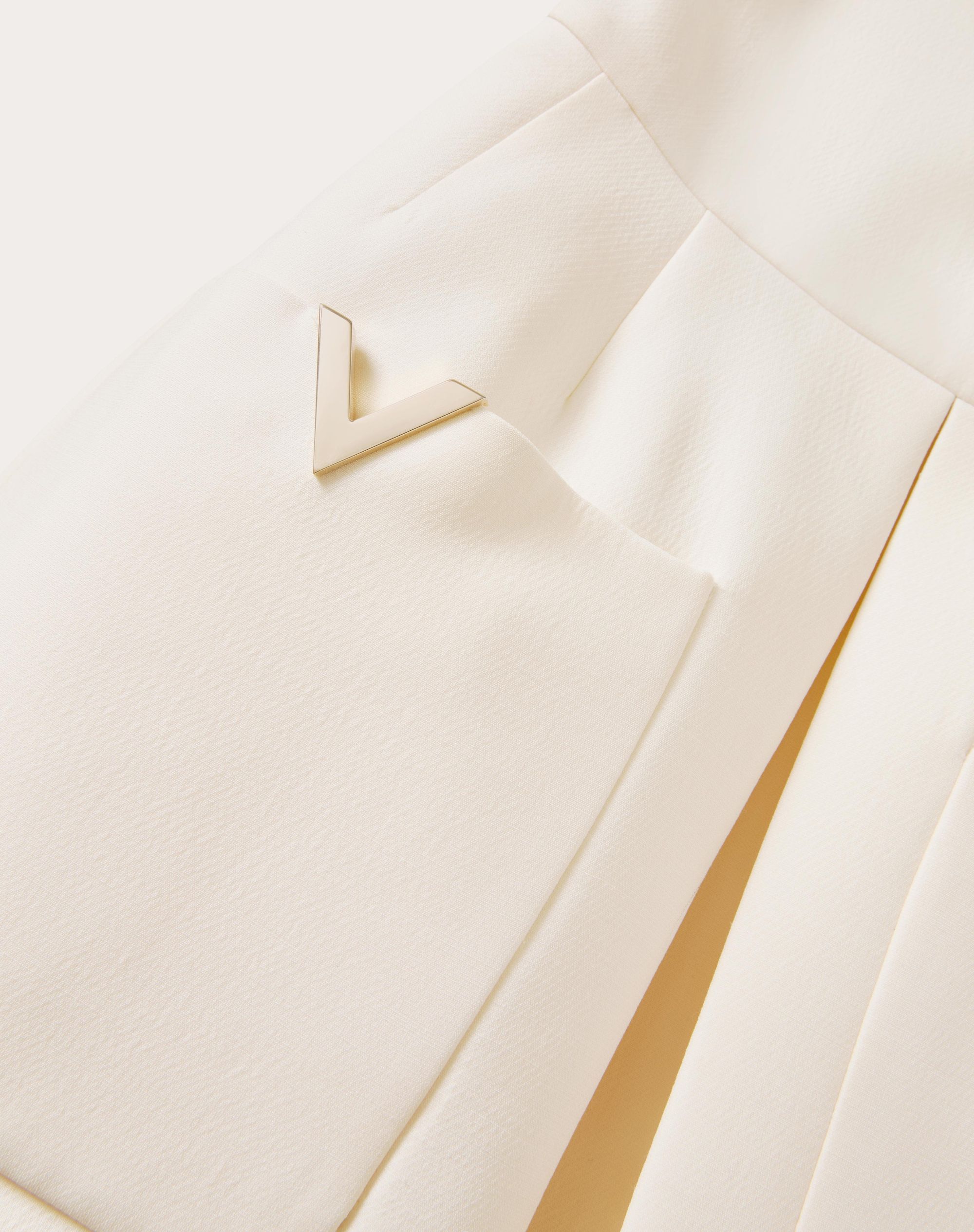 Valentino Logo Round-neck Dress In White