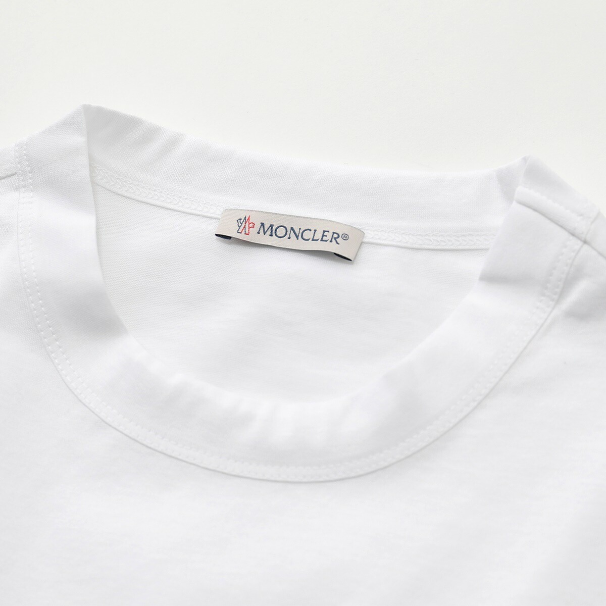 Moncler Men Cotton Pack Of Three Logo Patch T-shirts In White