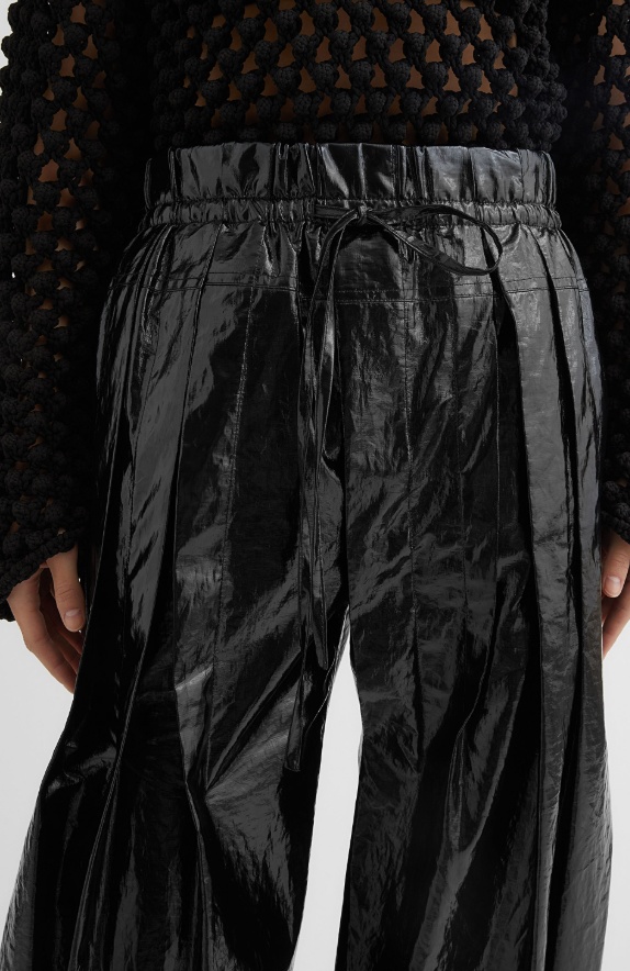 Jil Sander Linen Trousers In Black