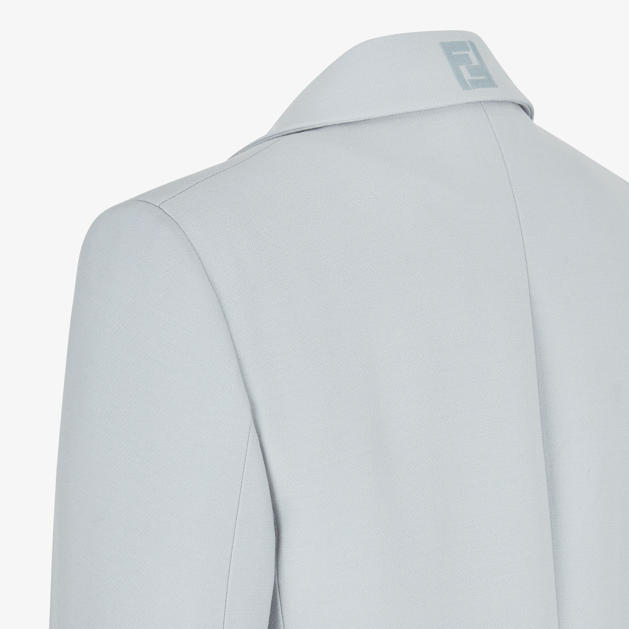 Fendi Cropped Single Breasted Blazer In White