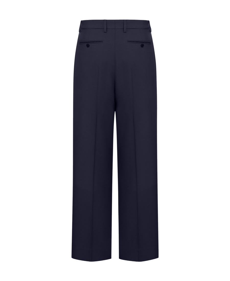 AMI ALEXANDRE MATTIUSSI AMI PLEAT DETAILED STRAIGHT-LEG TROUSERS 