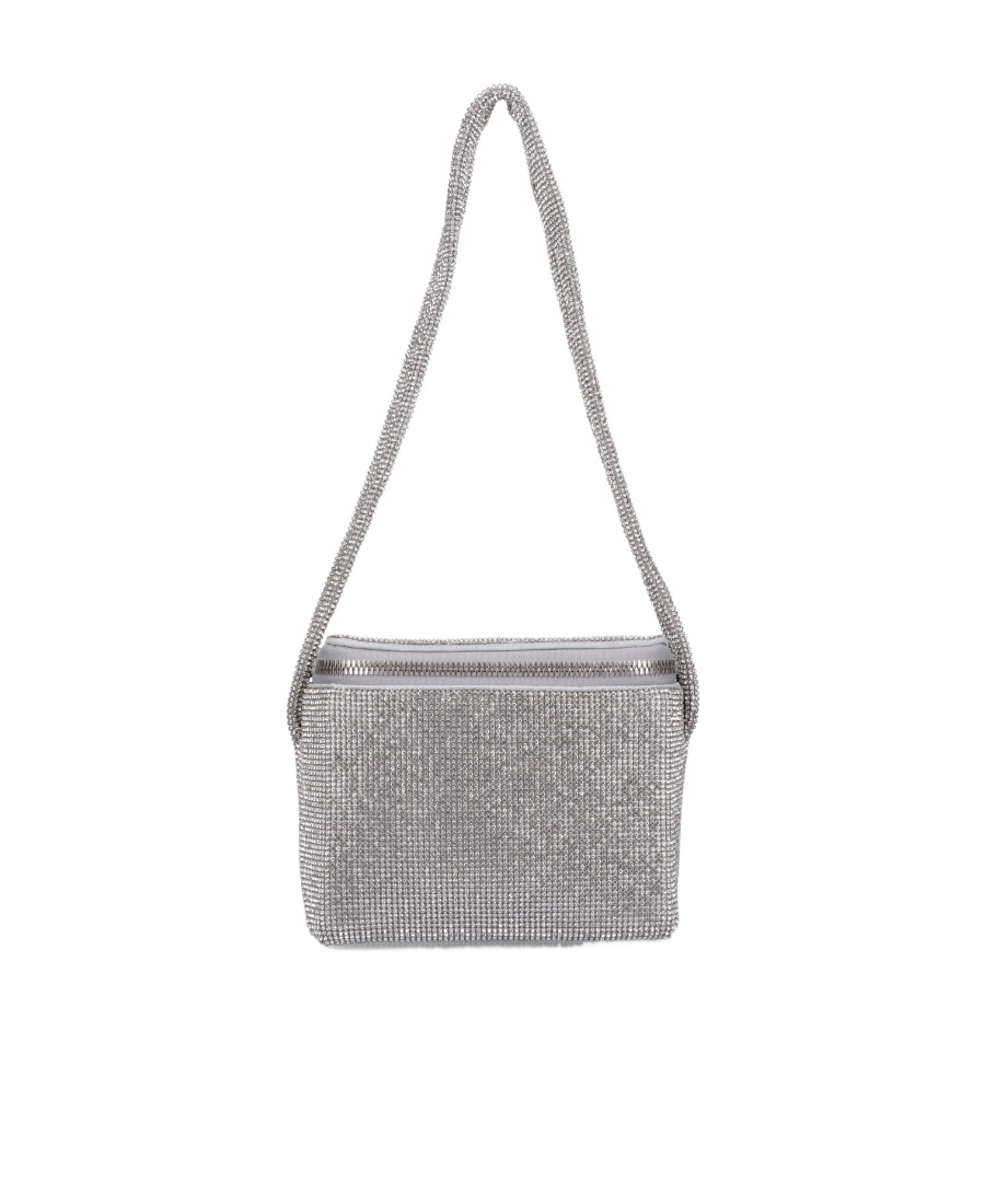 Kara Logo Shoulder Bag In Gray