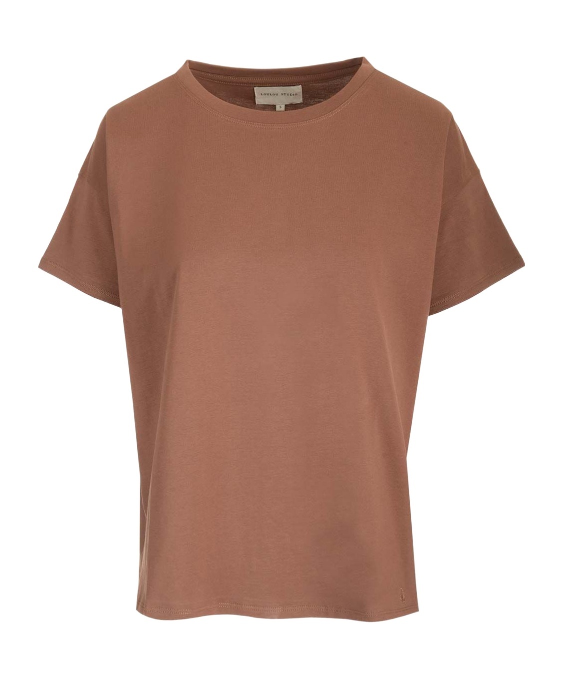 Loulou Studio Basiluzzo T-shirt In Brown
