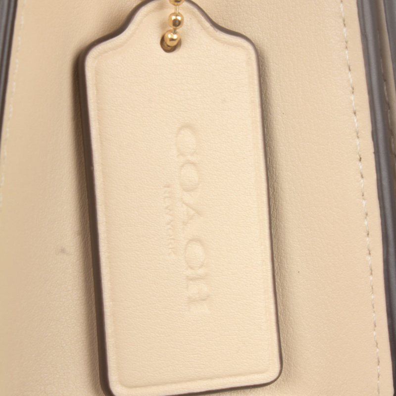 Coach Morgan Square Printed Shoulder Bag In Nude