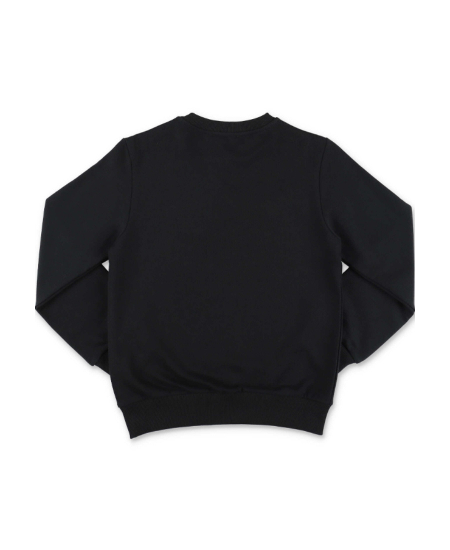 Balmain Cotton Logo-print Sweatshirt In Black