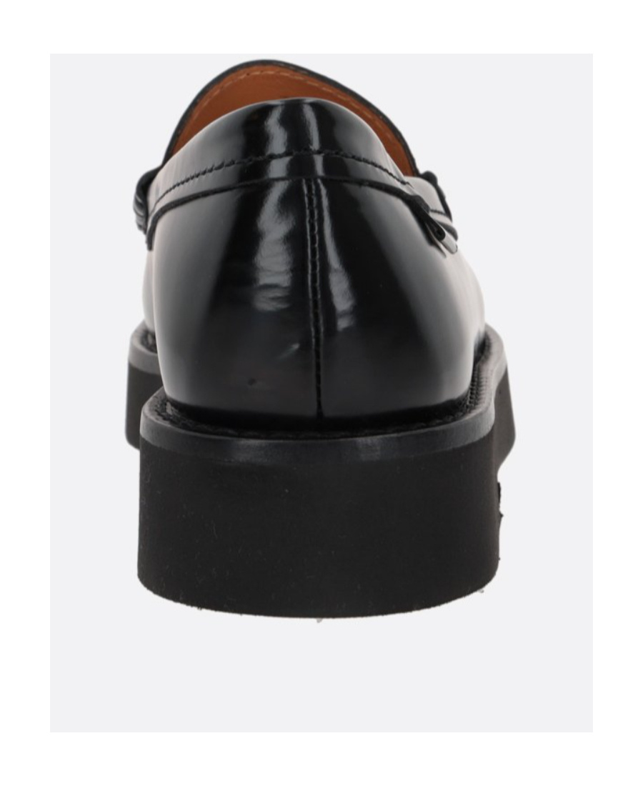 Tod's T Timeless Leather Loafers In Black