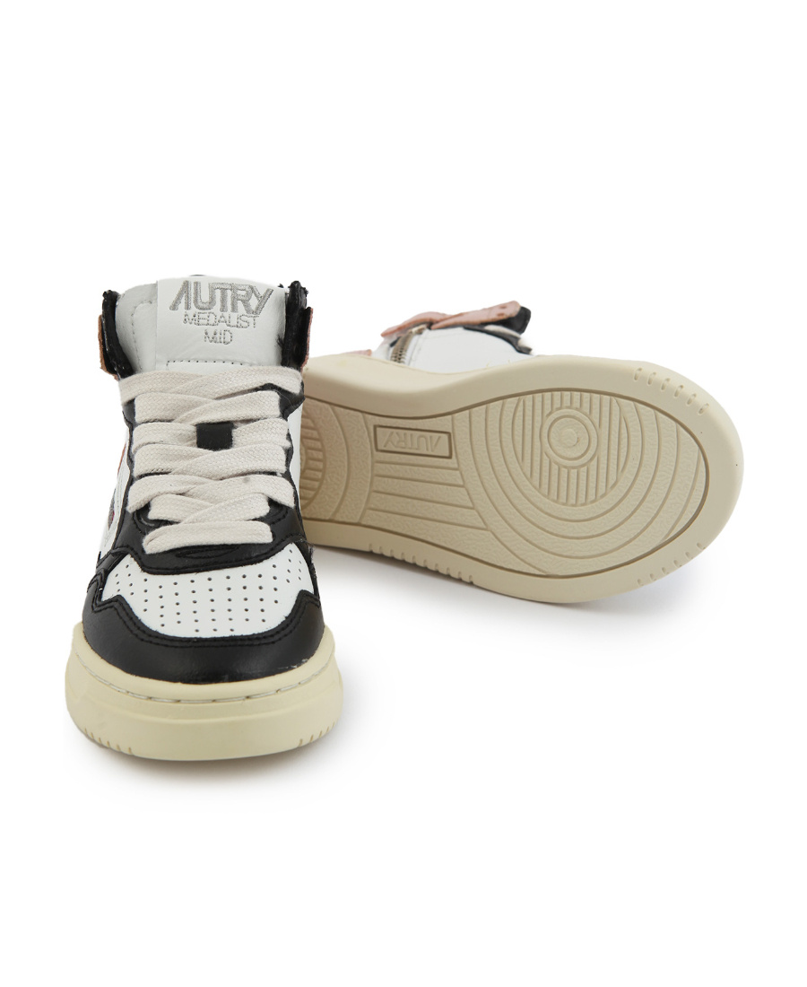 Autry Colour-block Panelled Leather Sneakers