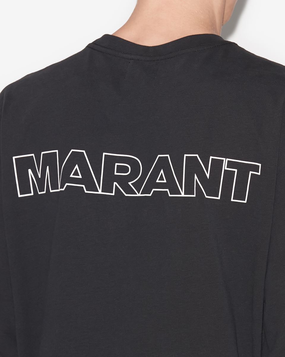 Isabel Marant Short-sleeved Crewneck T-shirt In Black
