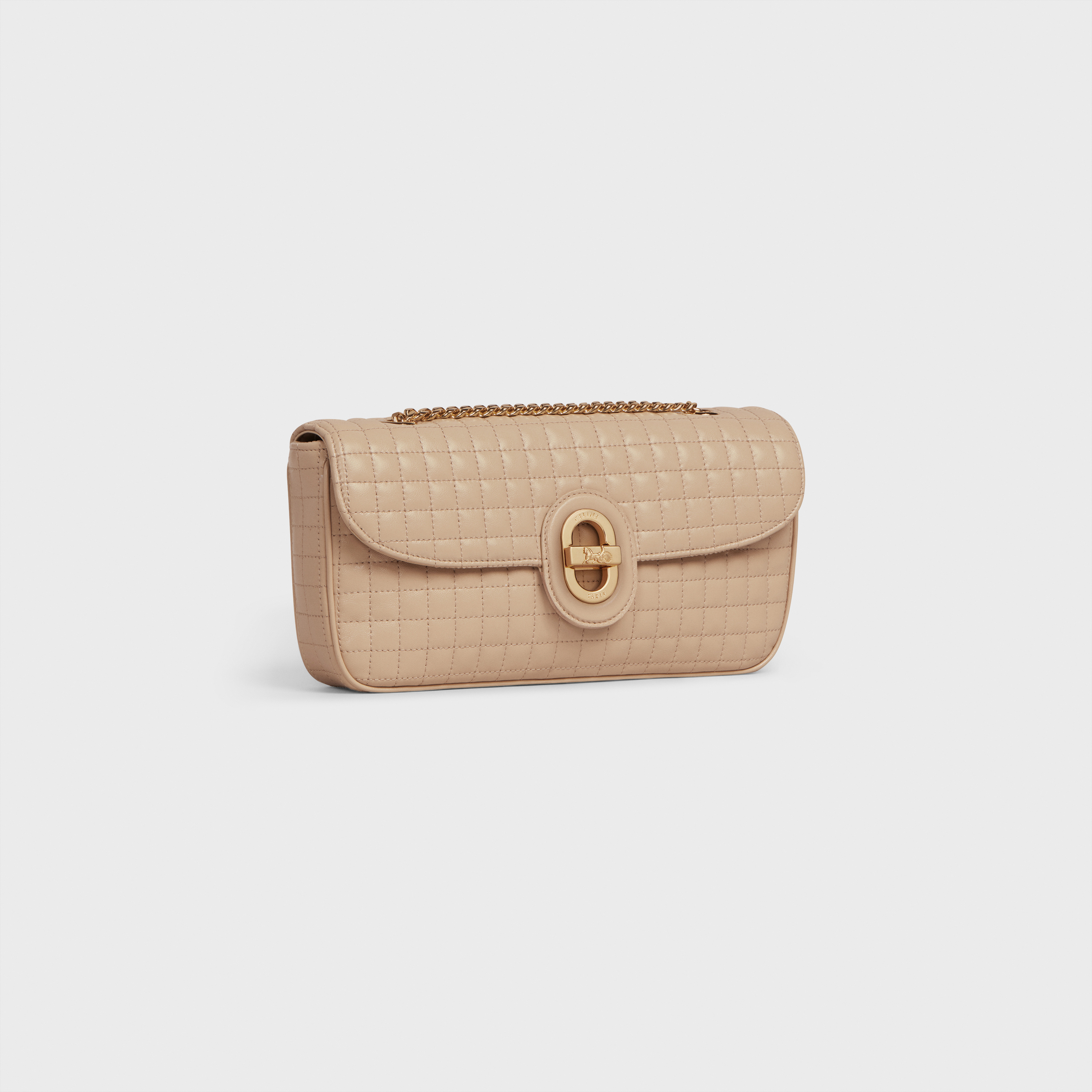 CELINE MEDIUM CHAIN SULKY BAG IN QUILTED LAMBSKIN
