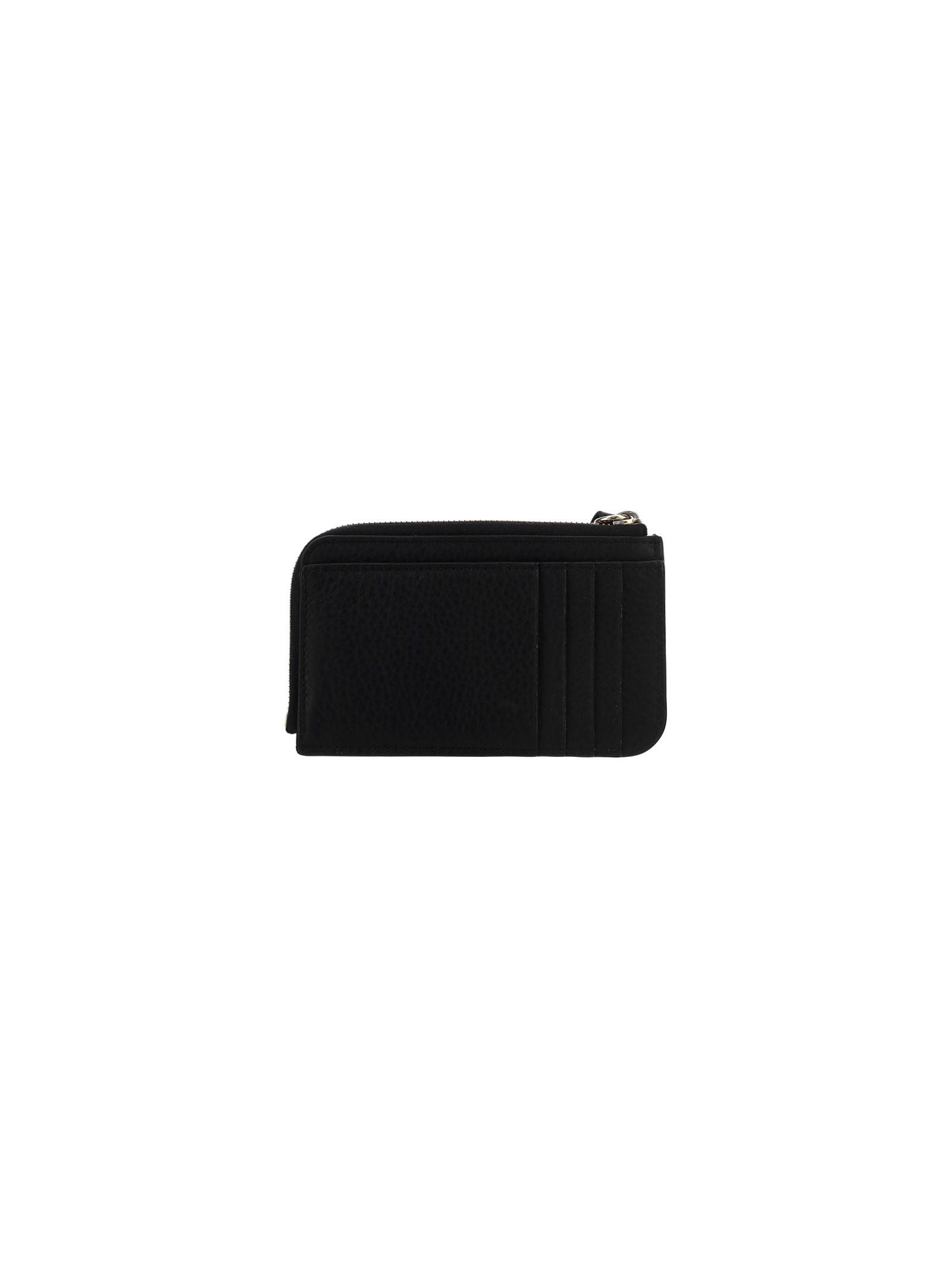 Chloé Alphabet Leather Purse In Black