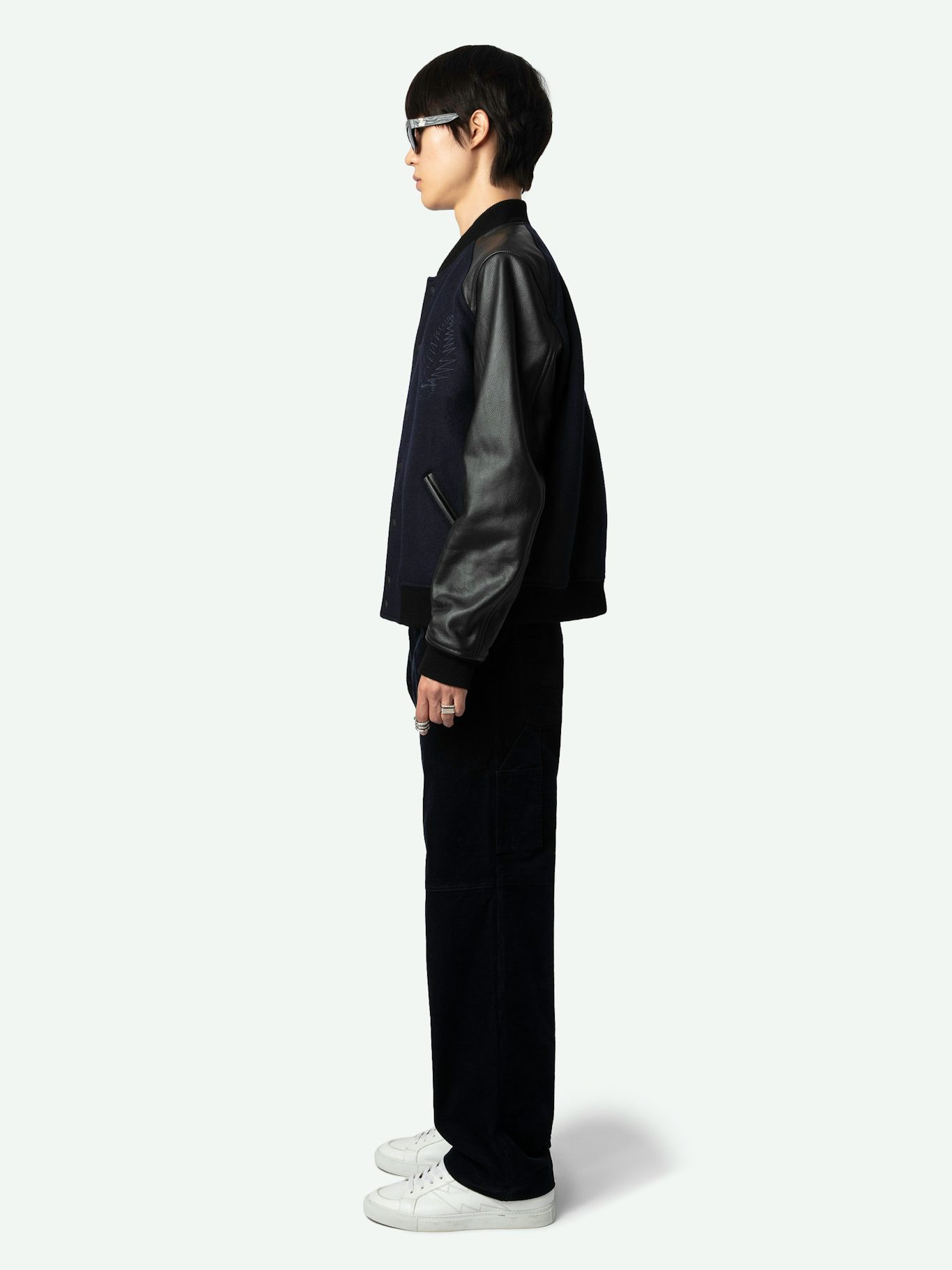 Zadig & Voltaire Birdieh Wool Bomber Jacket