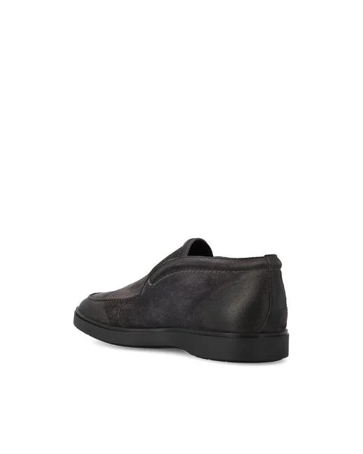 Tagliatore Round Toe Slip-on Loafers In Multi