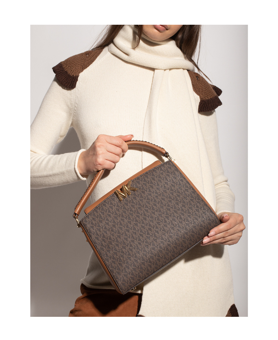 Michael Michael Kors Impressive Crocodile Embossed Cross-body Bag In Black