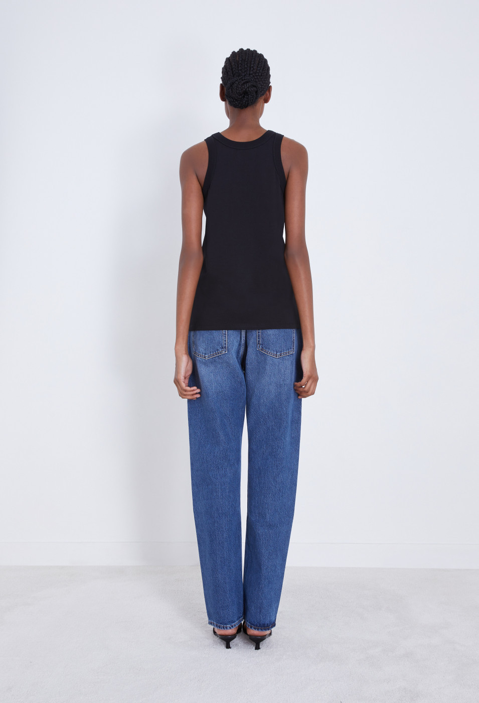 LOULOU STUDIO LOULOU STUDIO CREWNECK SLEEVELESS TANK TOP 