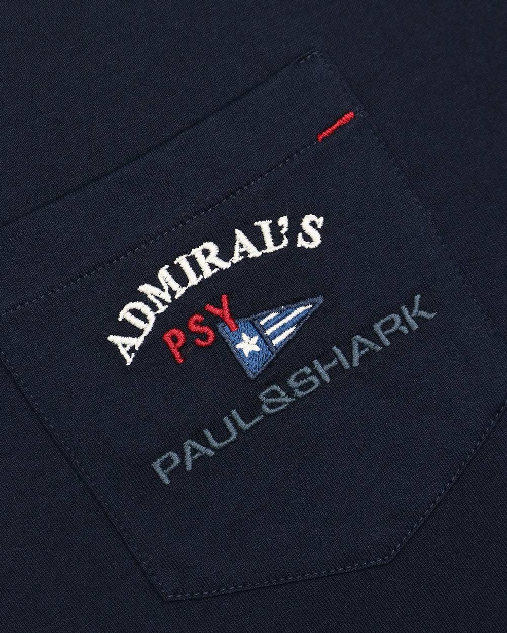 Paul & Shark Logo Printed T-shirt In Black
