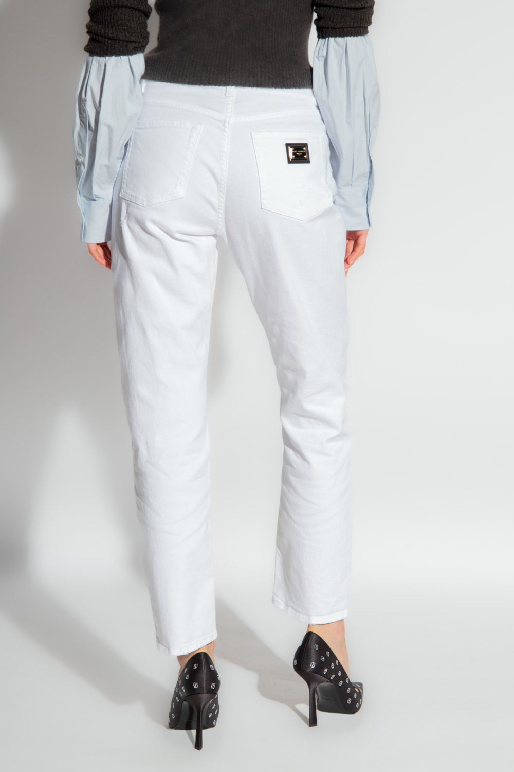 Dolce & Gabbana Denim Jeans With Pretty Fit In White