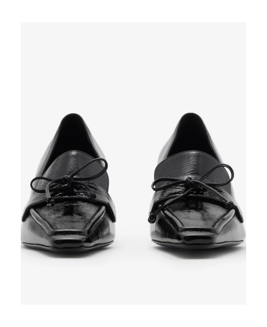 Burberry Storm 50mm Leather Pumps In Black