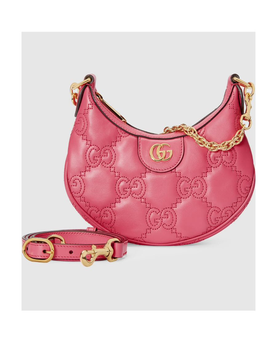 Gucci "gg Matelassé" Mini Bag In Red