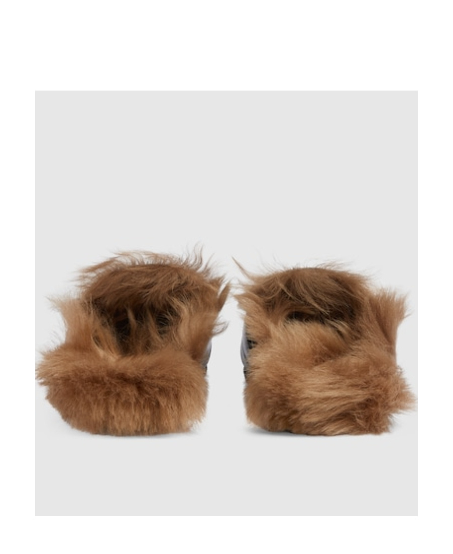 Gucci Horsebit-detail Leather Slippers In Black