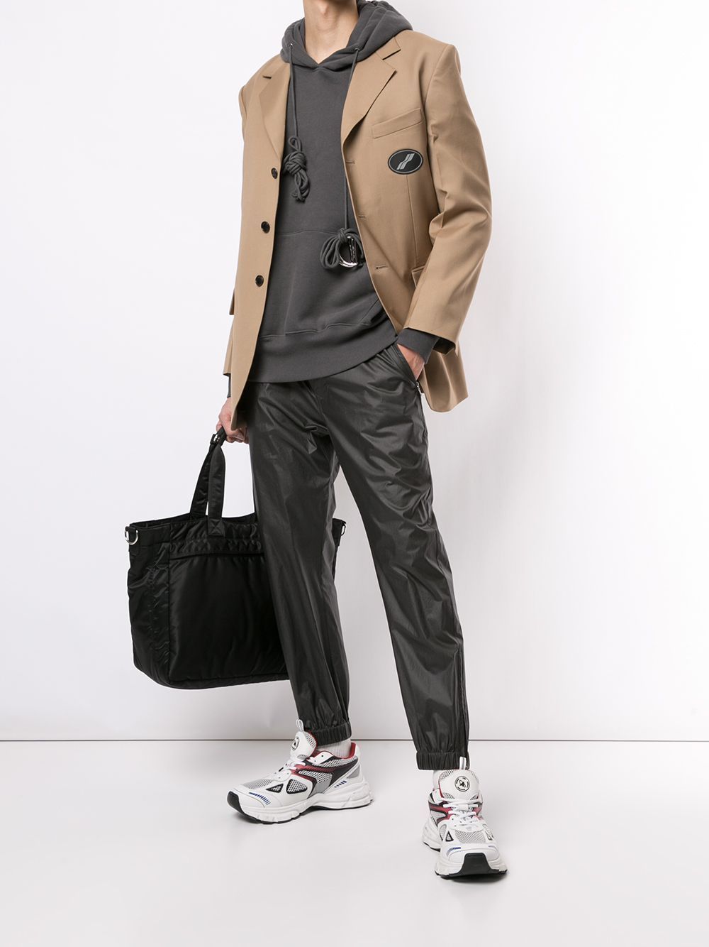 We11 Done Oversized Tailored Blazer In Nude
