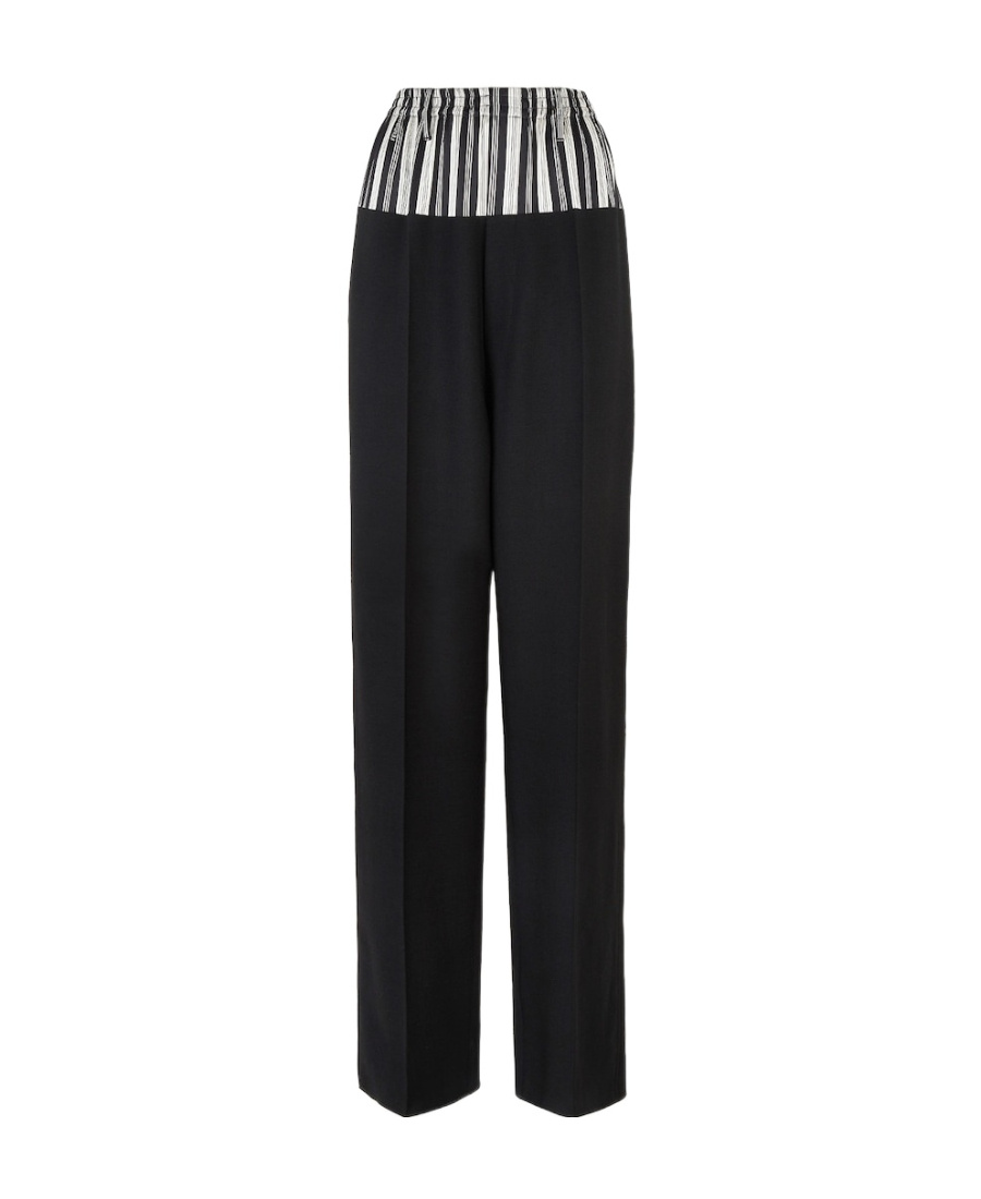 Fendi Pantalone In Black