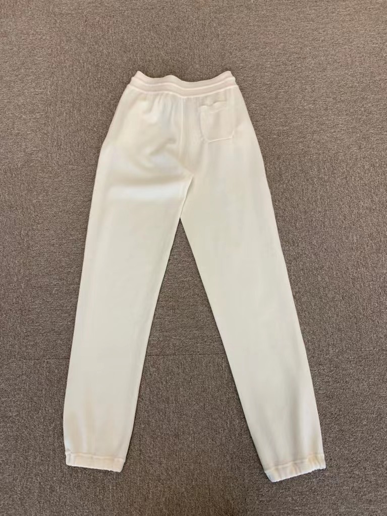 Loro Piana Straight-leg Drawstring Knitted Trousers In White