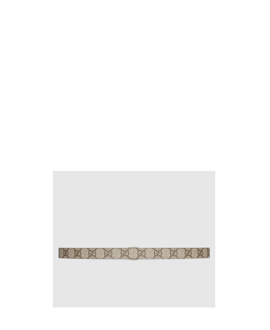 Gucci Petite Gg Thin Belt In Nude
