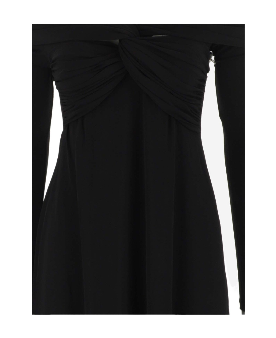 Shop Khaite Cerna Off-shoulder Midi Dress