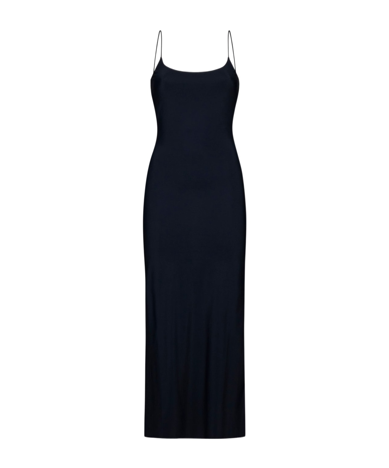 Shop Mm6 Maison Margiela Numbers-motif Maxi Dress In Black