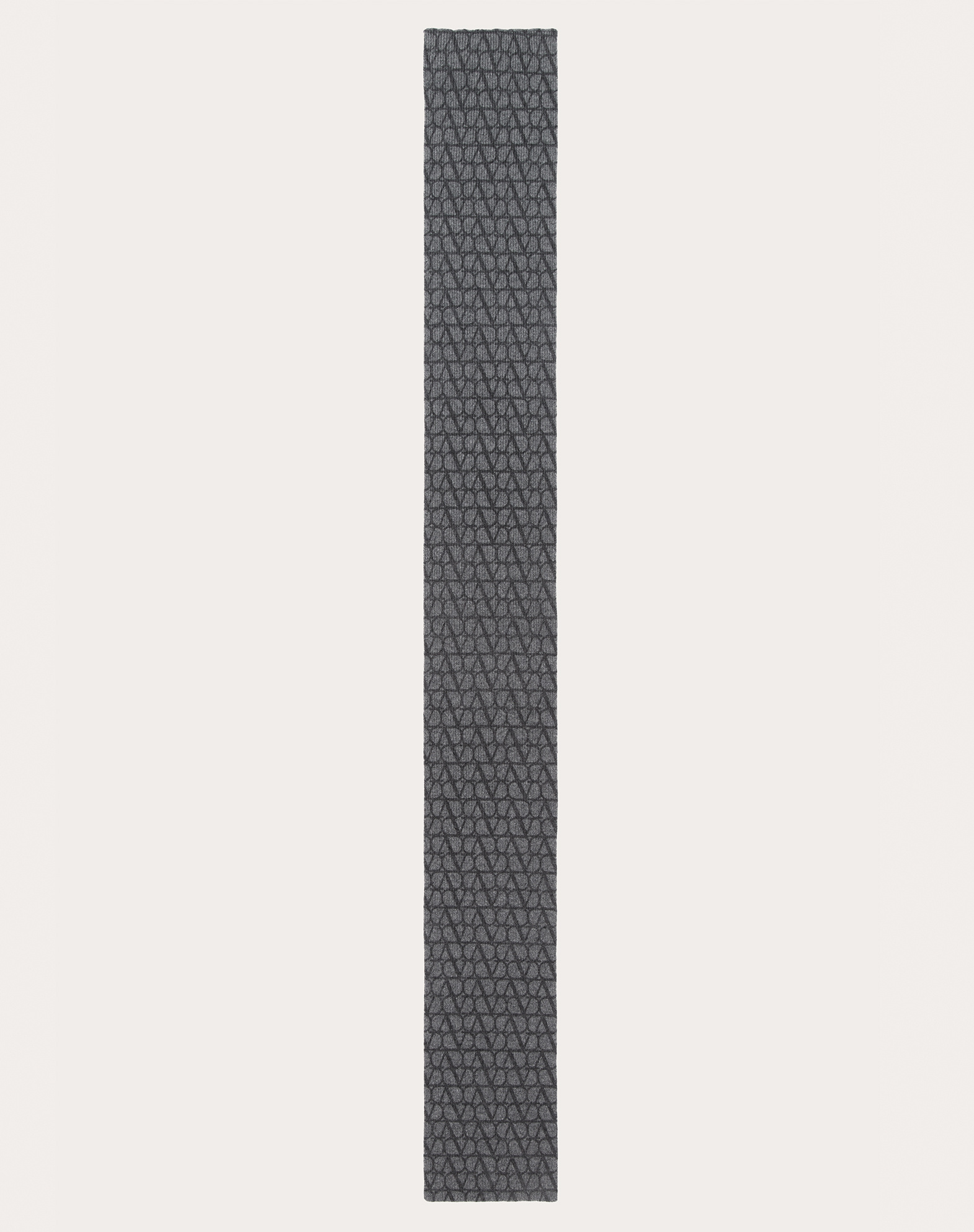 Valentino Logo Scarf In Black