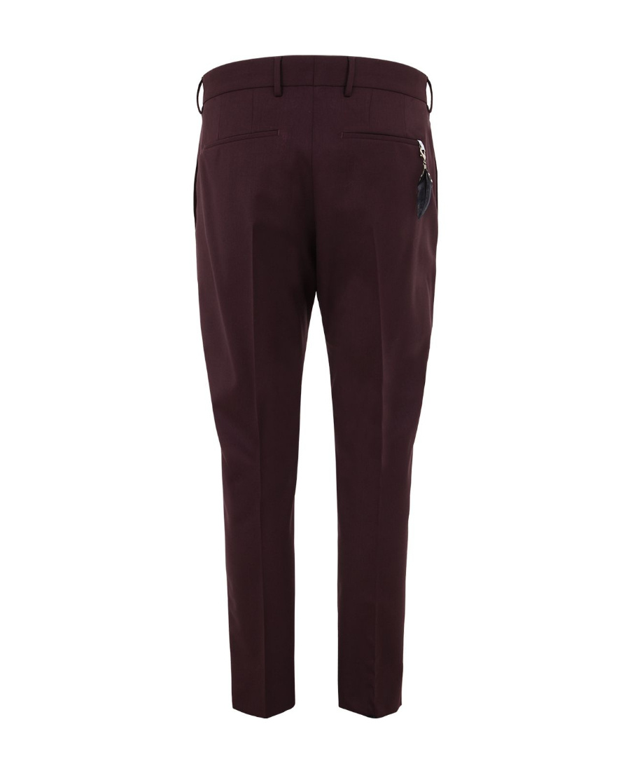 Pt01 One Pleat Trousers With In Seam Pockets In Black