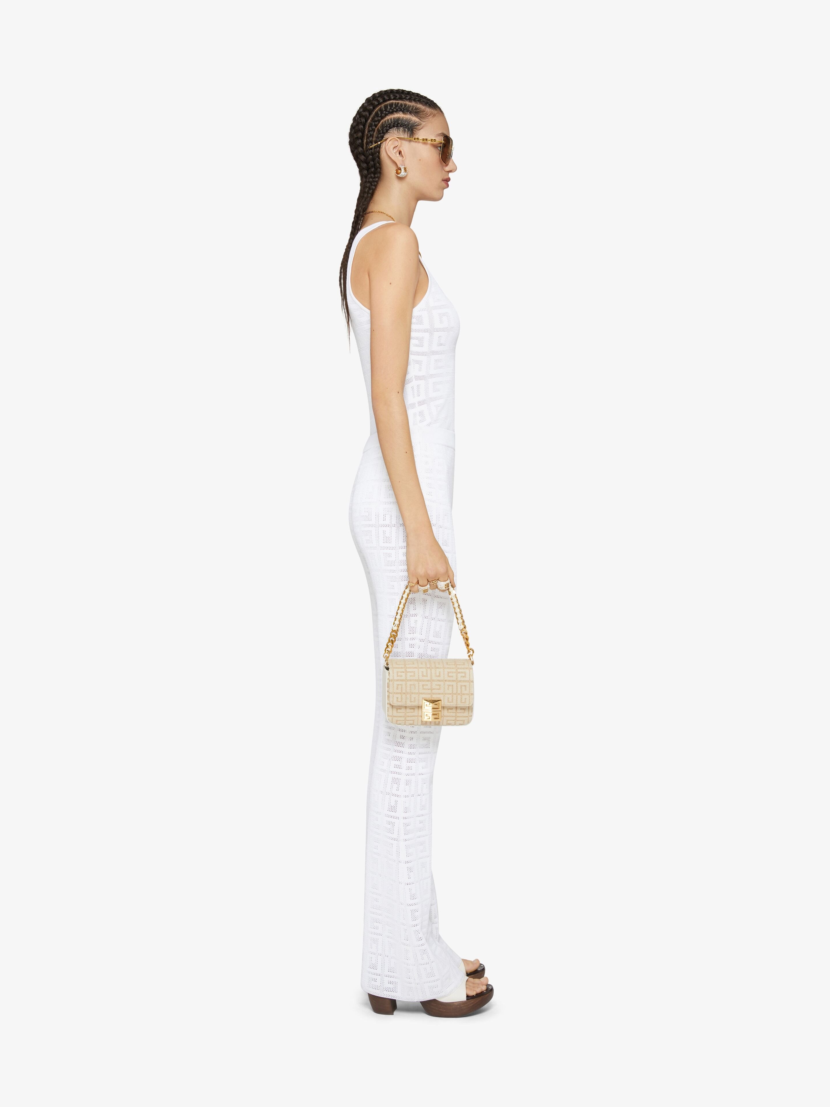 Givenchy Monogrammed Elastic Waistband Trousers In White