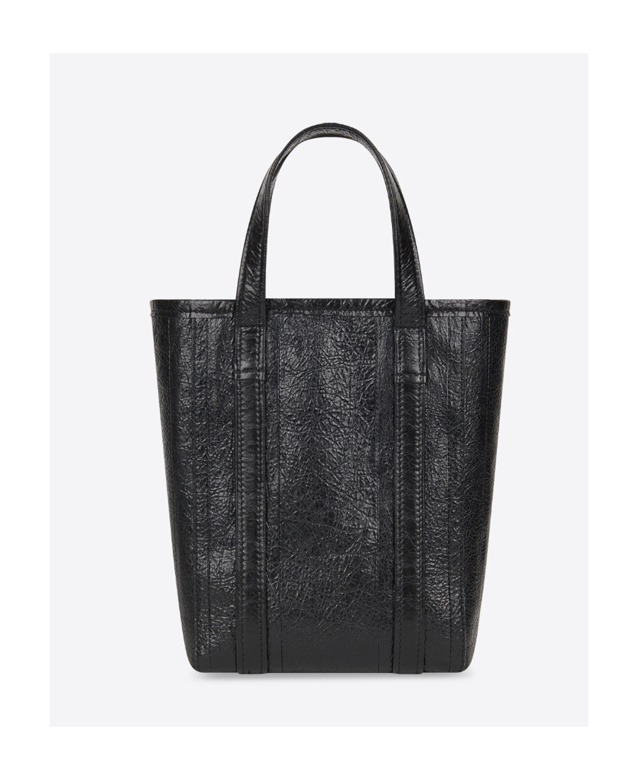 Balenciaga Small Barbes North-south Shopper Bag In Black