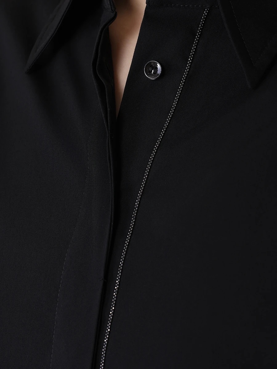 Brunello Cucinelli Long-sleeved Shirt In Black