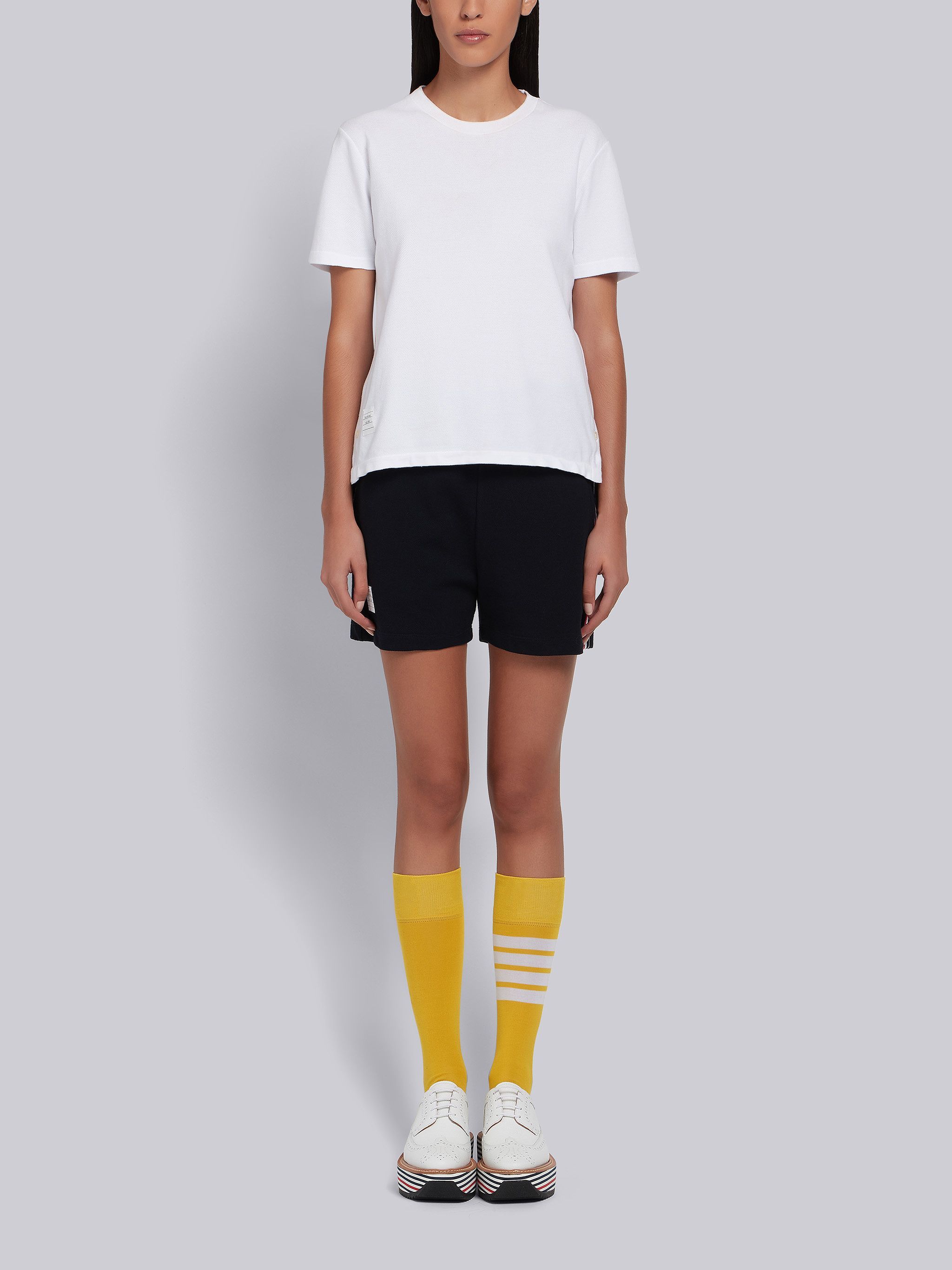 Thom Browne Rwb Stripe T In White
