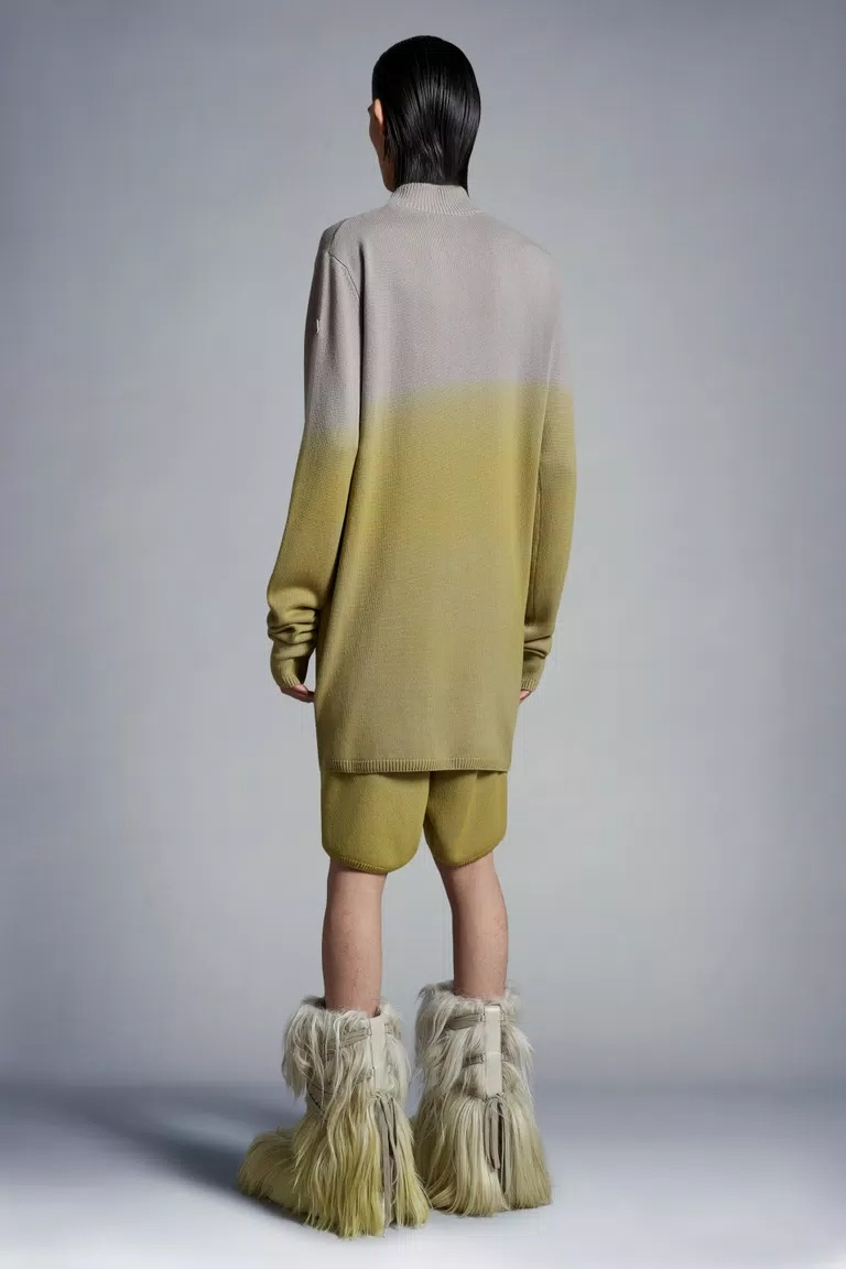 Moncler X Rick Owens X Rick Owens Cut-out Jumper In Nude