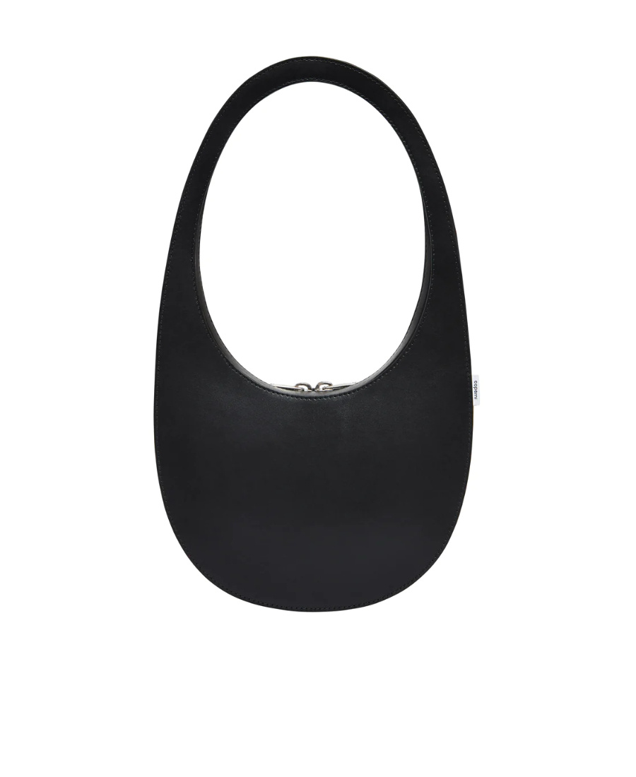 COPERNI CURVED LEATHER TOTE BAG 