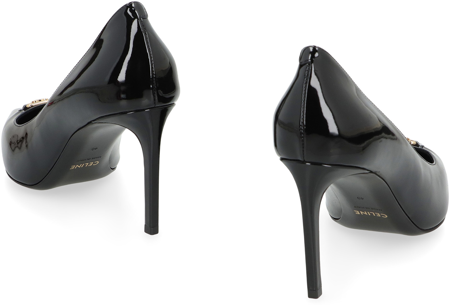 Celine Pointed Toe High Heels In Black