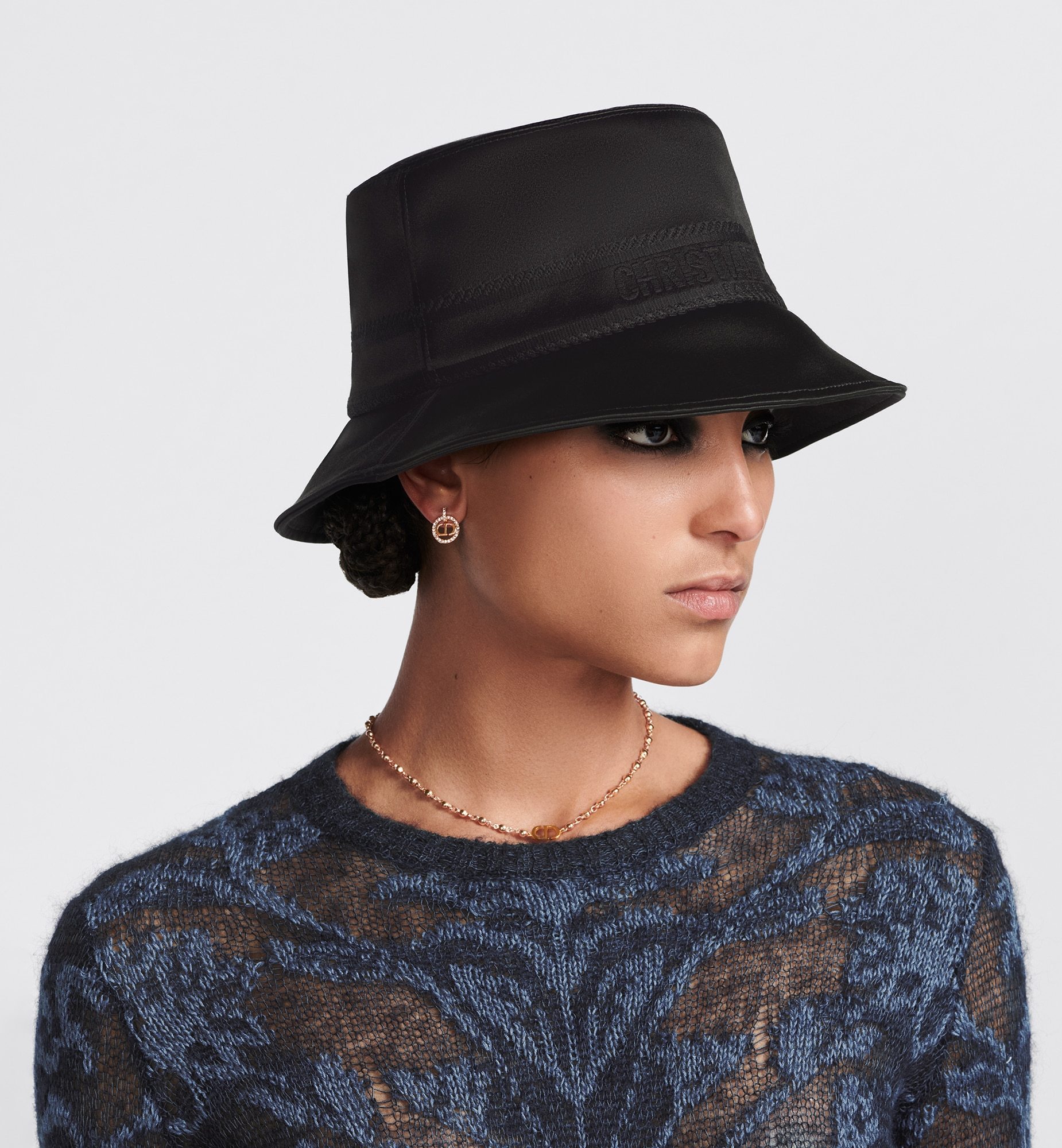Dior Logo Hat In Black