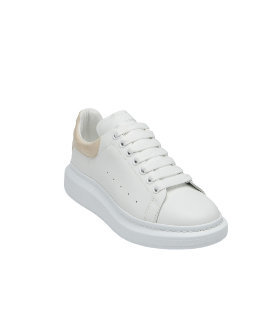 Alexander Mcqueen Oversized Lace-up Sneakers In White
