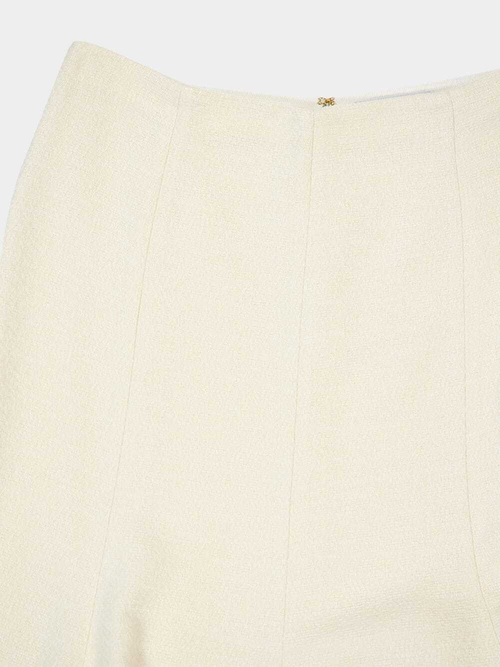 Gabriela Hearst Womens Ivory Selma Flared Silk Midi Skirt In Neutral