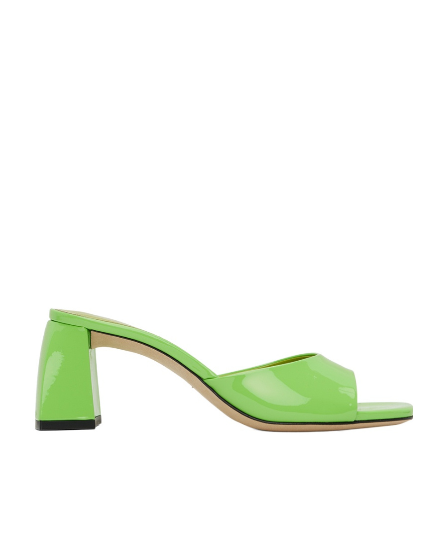 By Far Romy High-heeled Sandals In Green