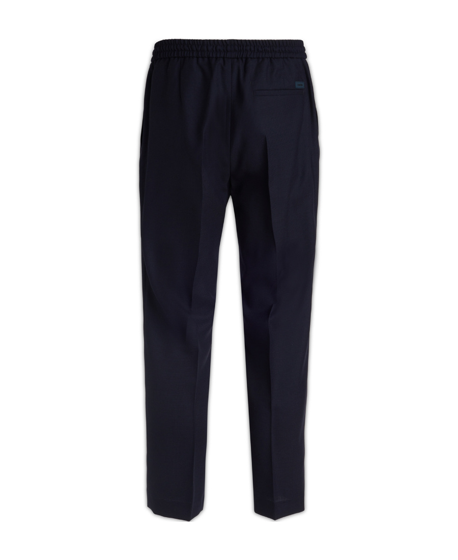 Calvin Klein Elastic Waist Casual Pants In Black