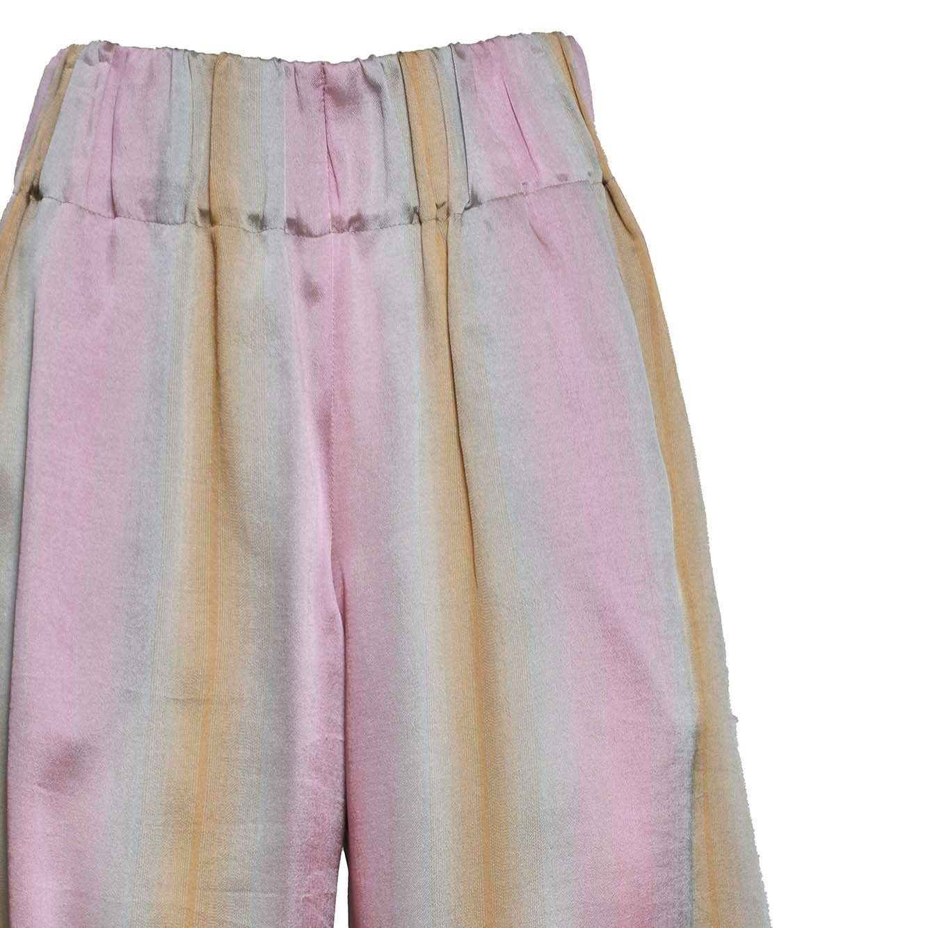 Aspesi High Straight Waist Trousers In Gray